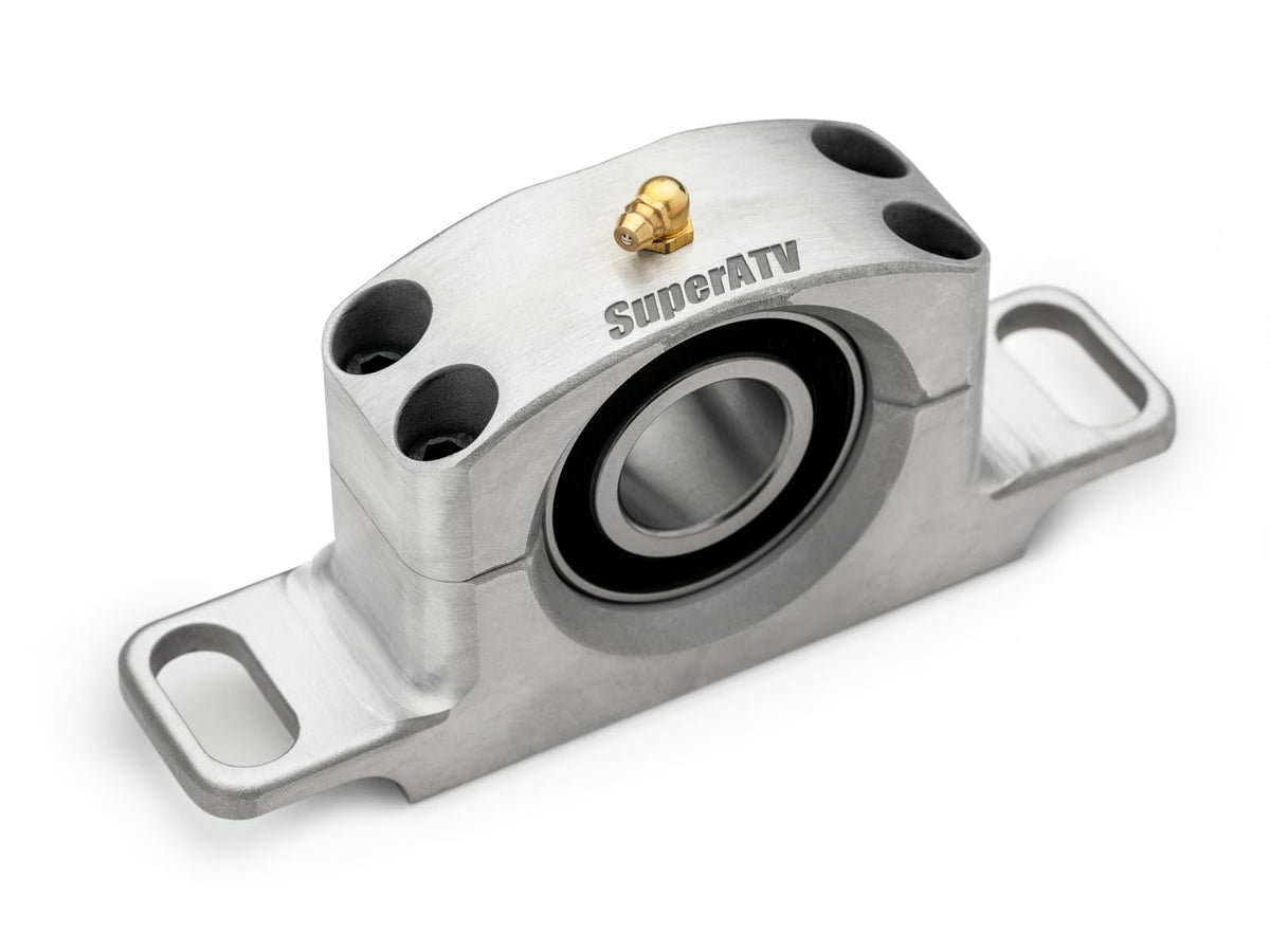 SuperATV carrier bearing front view showing A380 housing for easy replacement
