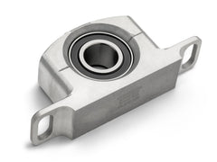 Close-up of SuperATV cast aluminum housing highlighting durable finish