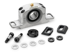 Detail of SuperATV locking collar showing secure shaft retention benefit