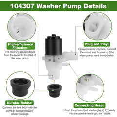 SuperDi pump inlet and outlet detail highlighting push-fit connection durability