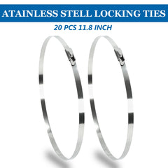 SUPERFASTRACING stainless ties securing wrap showing durable fastening benefit