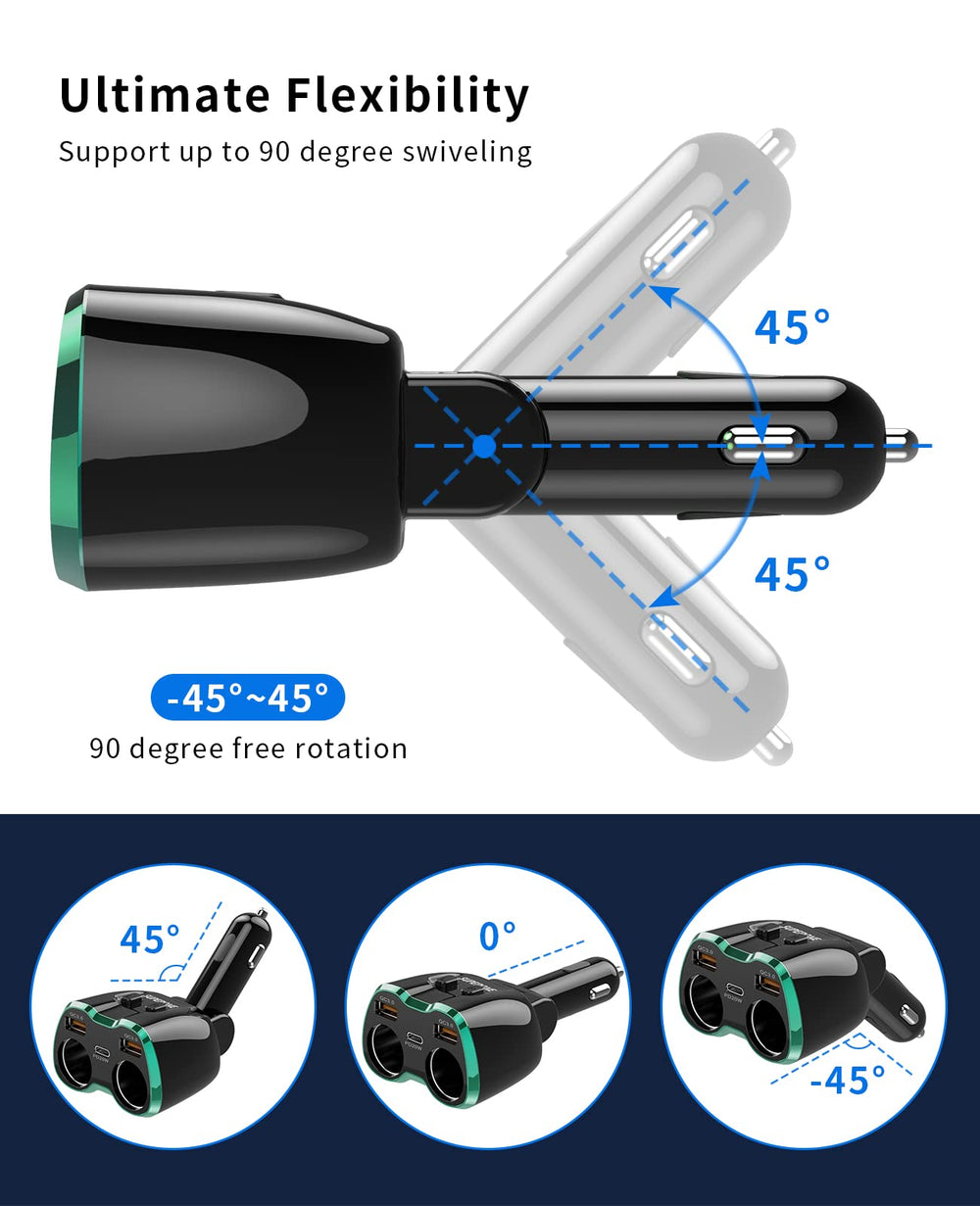 SUPERONE compact size next to sunglasses, shows portable scale and fit