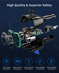 SUPERONE side switches and sockets angle, lets you control each outlet