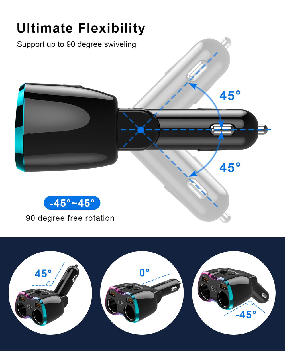 SUPERONE held in hand to show compact size and easy portability