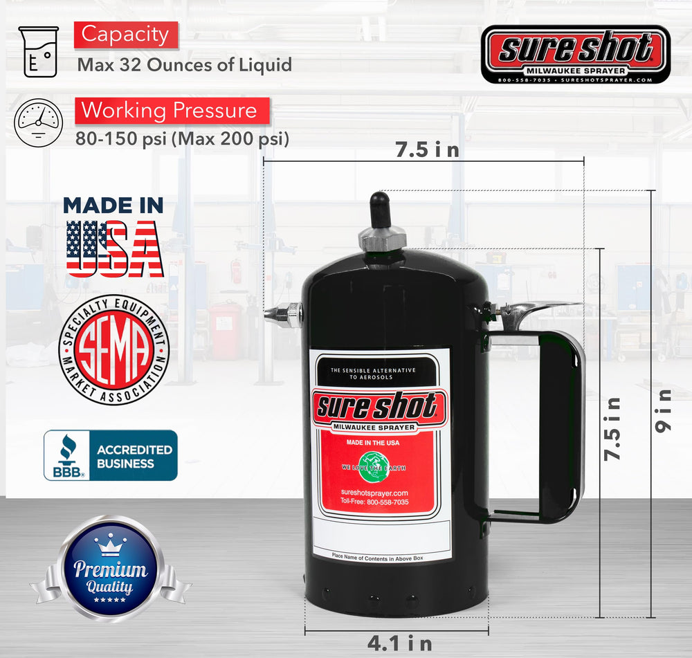 SURE SHOT valve core detail highlighting FFKM seal for chemical resistance