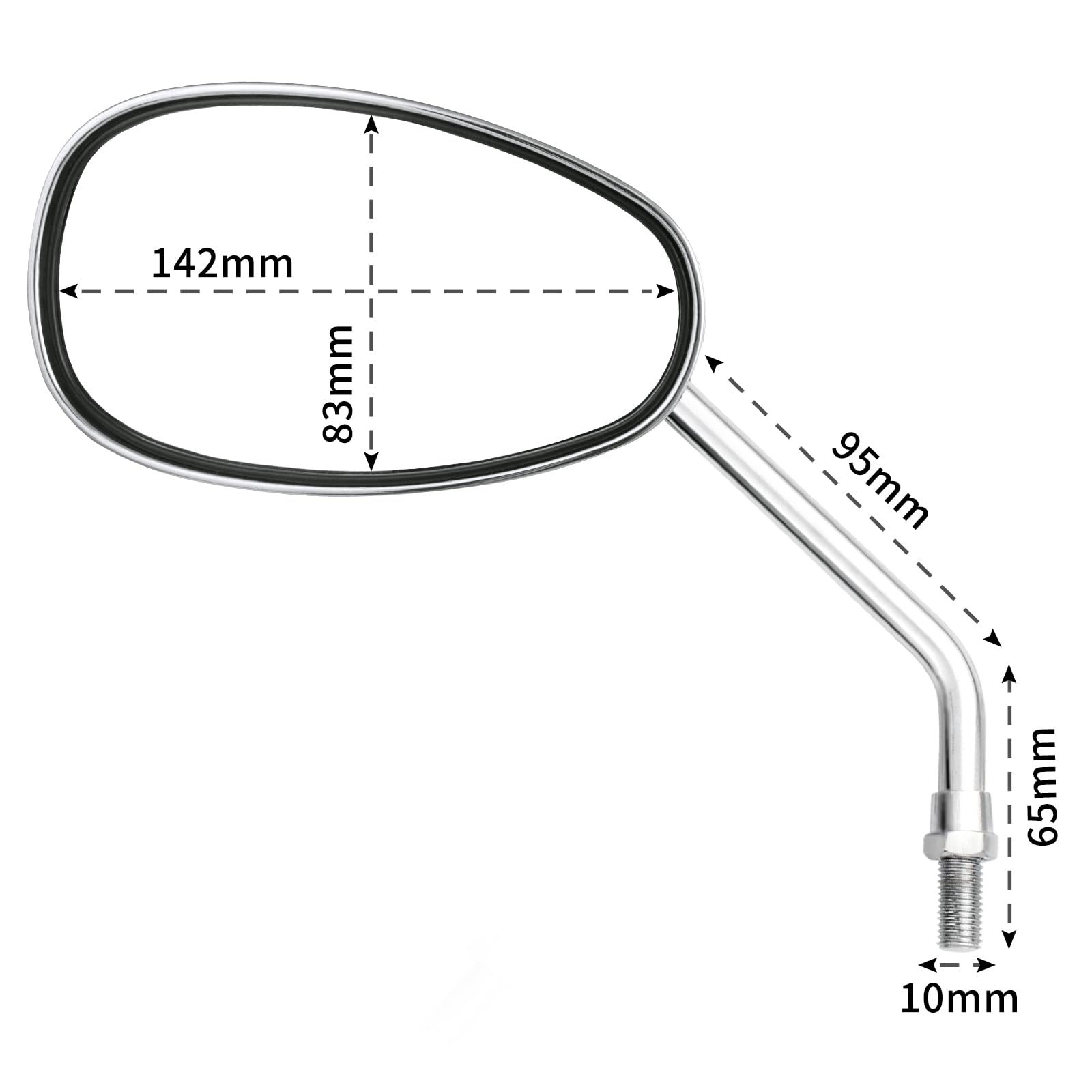 surpassme mirror next to hand to show compact scale and easy handling benefit