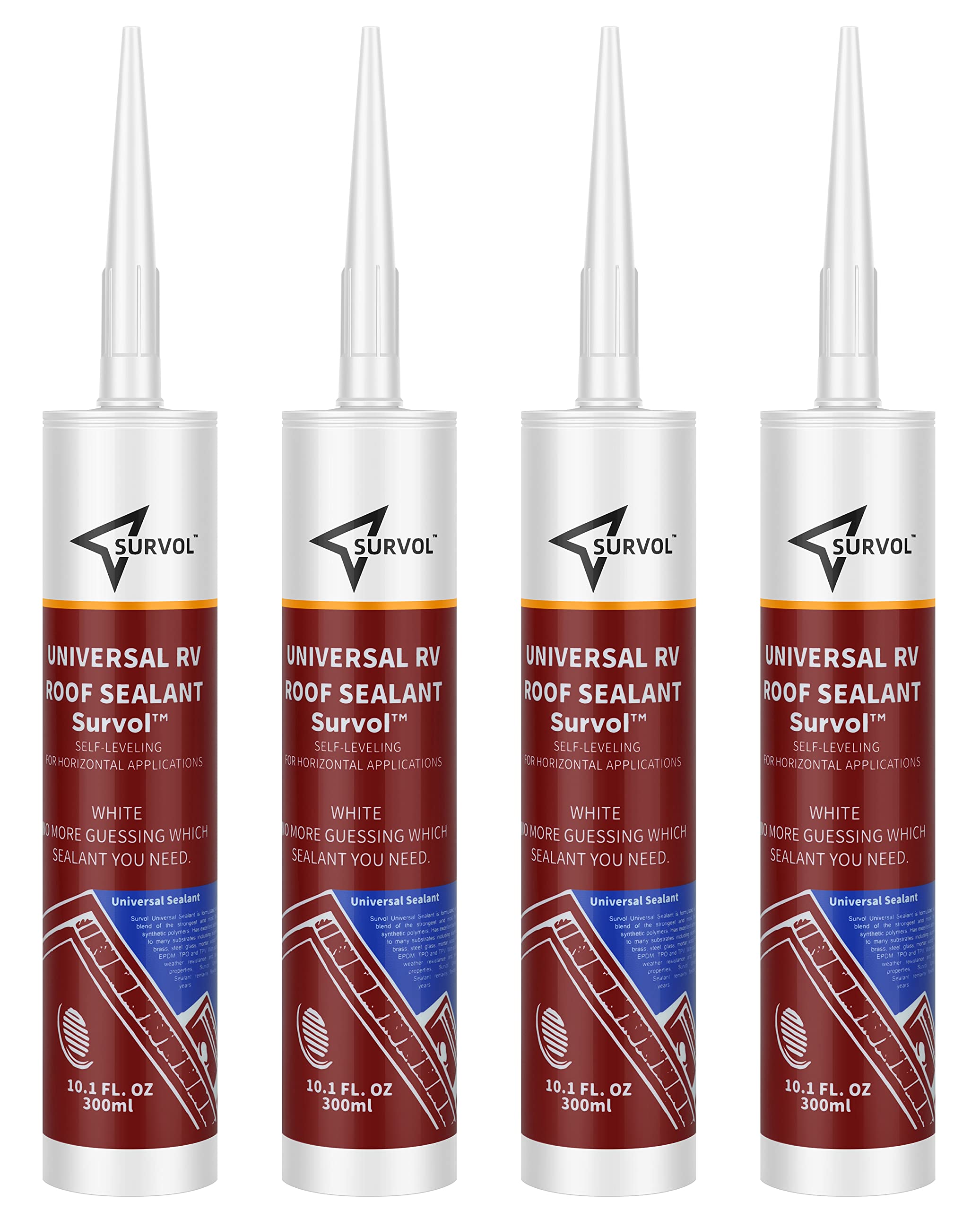 Survol front packaging 4-pack showing product and convenience