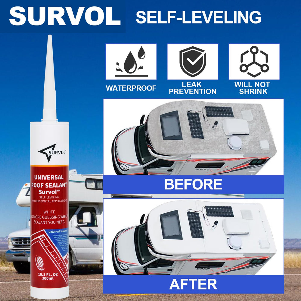 Survol label showing compatibility and temperature range for confidence