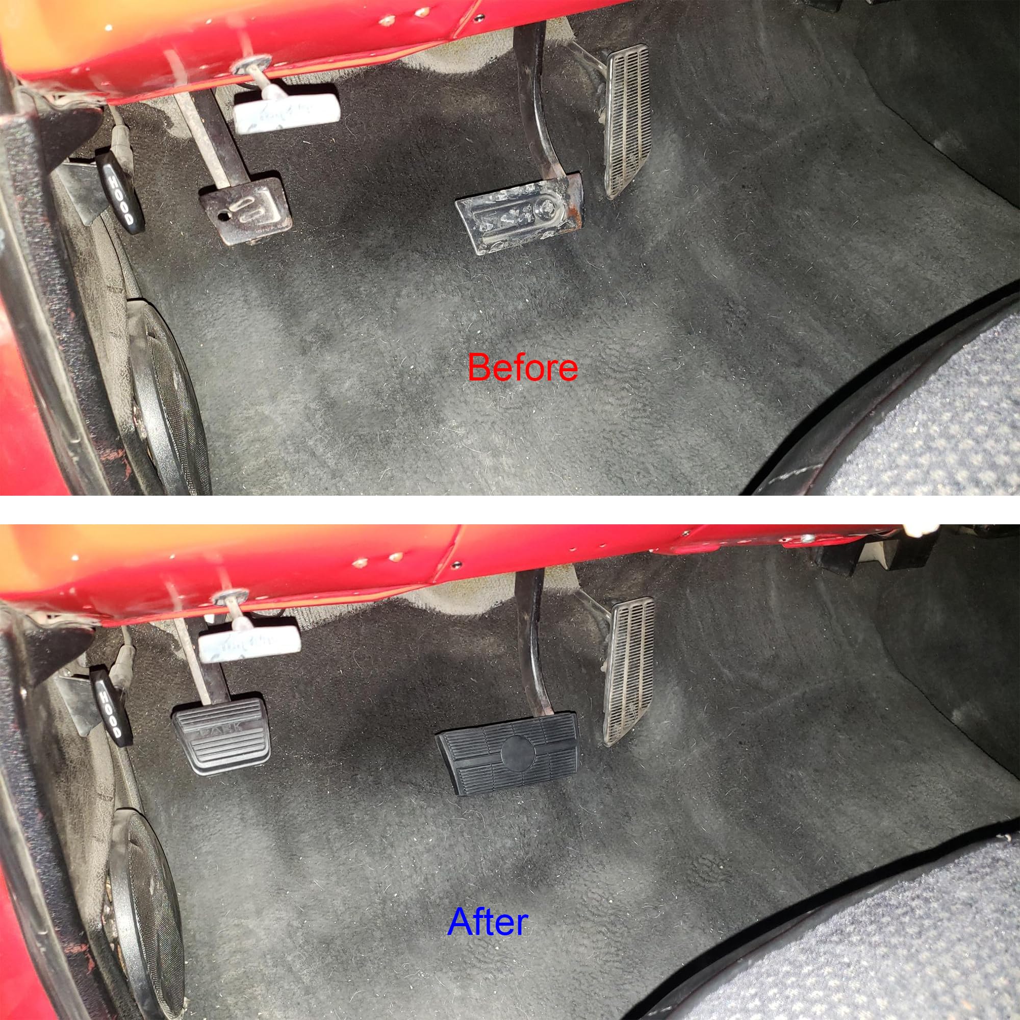 Suspenix pedal pad in vehicle cabin improving driver foot control