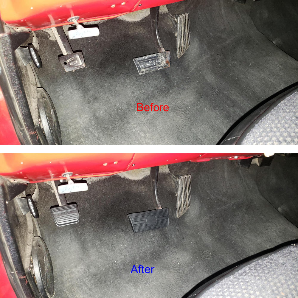 Suspenix pedal pad in vehicle cabin improving driver foot control