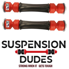 Suspension Dudes CODE RED EXTREME bushing close-up showing durable polyurethane