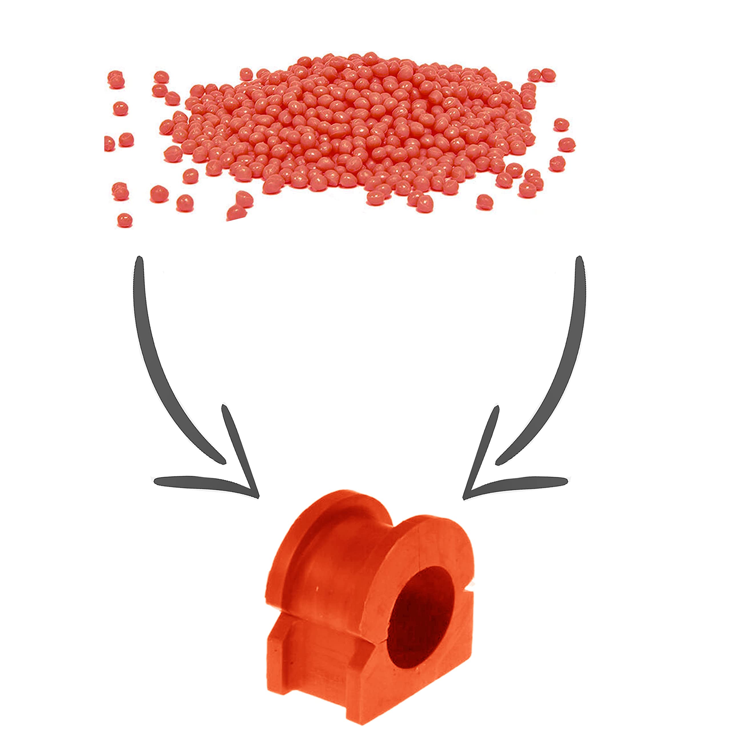 suspension dudes elastomer cross section revealing chemical-resistant compound