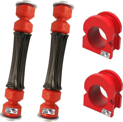 Suspension Dudes packaging showing front sway bar kit and part benefits