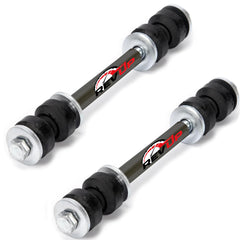 Suspension Dudes front sway bar links packaging showing included pair and benefits