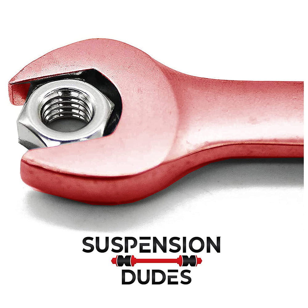 suspension dudes garage install scene illustrating straightforward DIY replacement