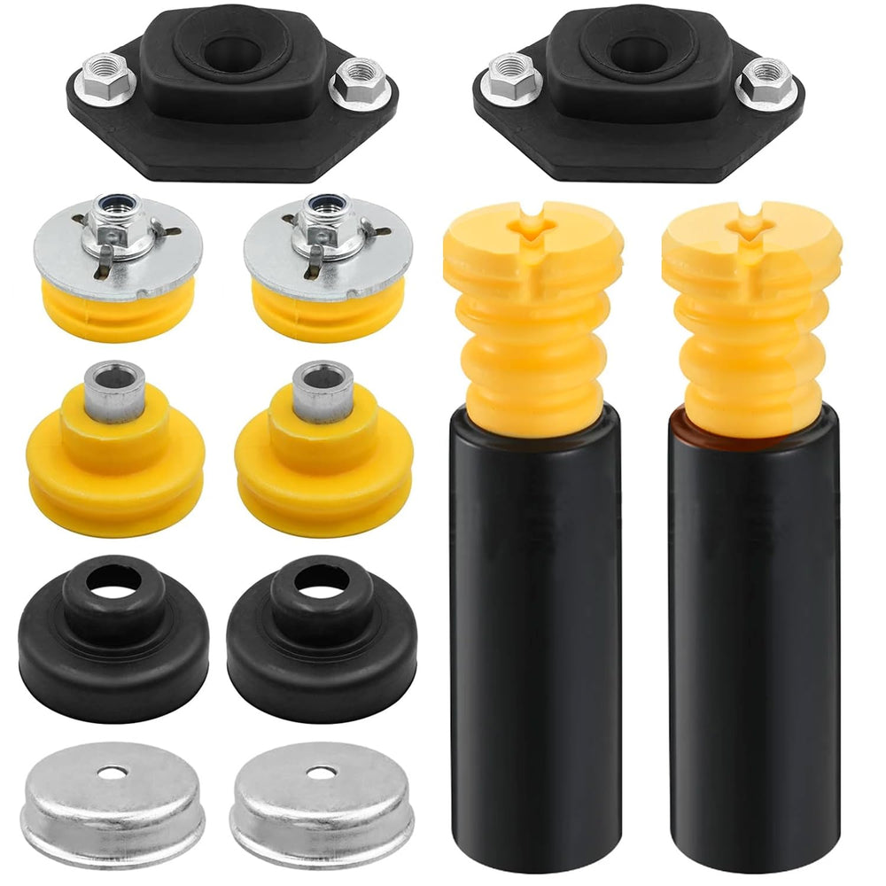 SUSUPACI rear shock mount kit packaging showing complete replacement set and fitment benefit
