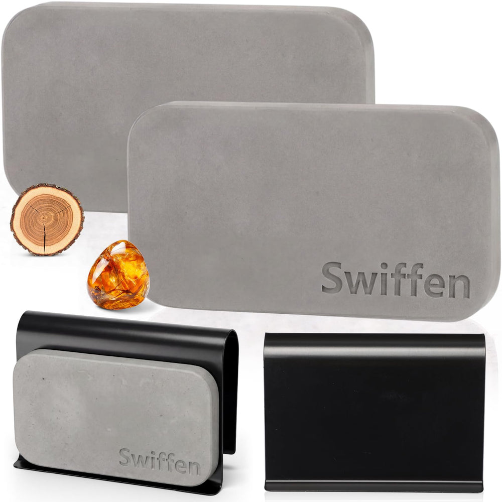 Swiffen front view of stone diffuser showing compact design and easy fit