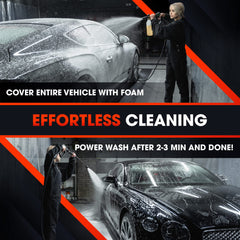 Swift Auto Care close-up of dense foam texture increasing dwell time