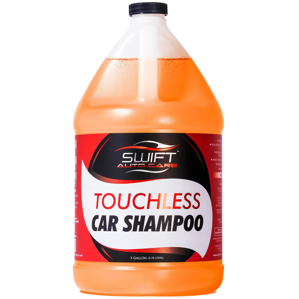 Swift Auto Care front label showing product benefits and gallon size