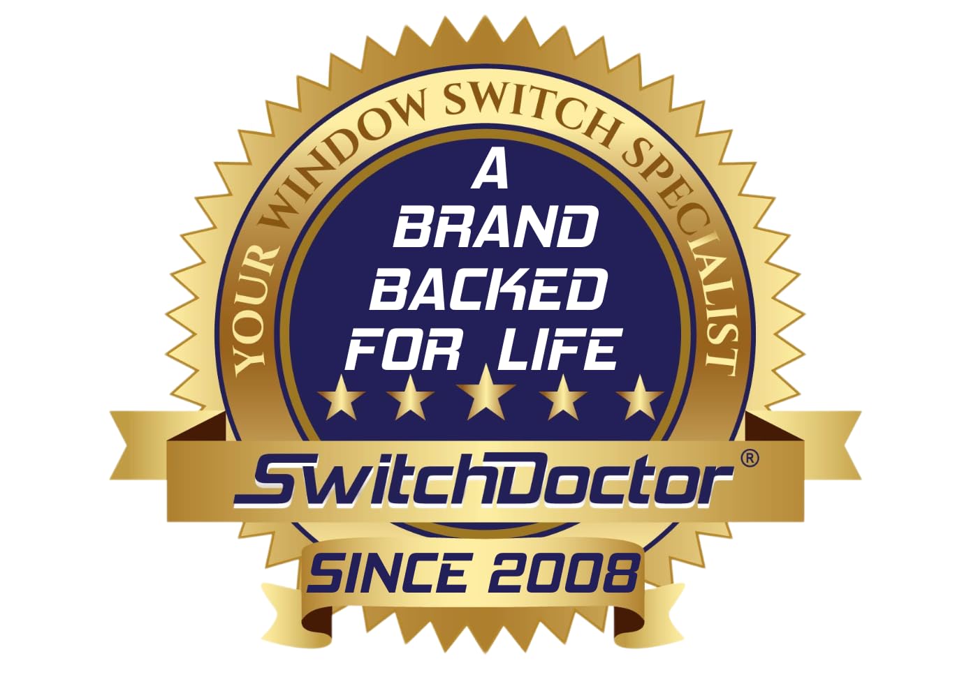SWITCHDOCTOR rear connector view showing plug-and-play compatibility benefit