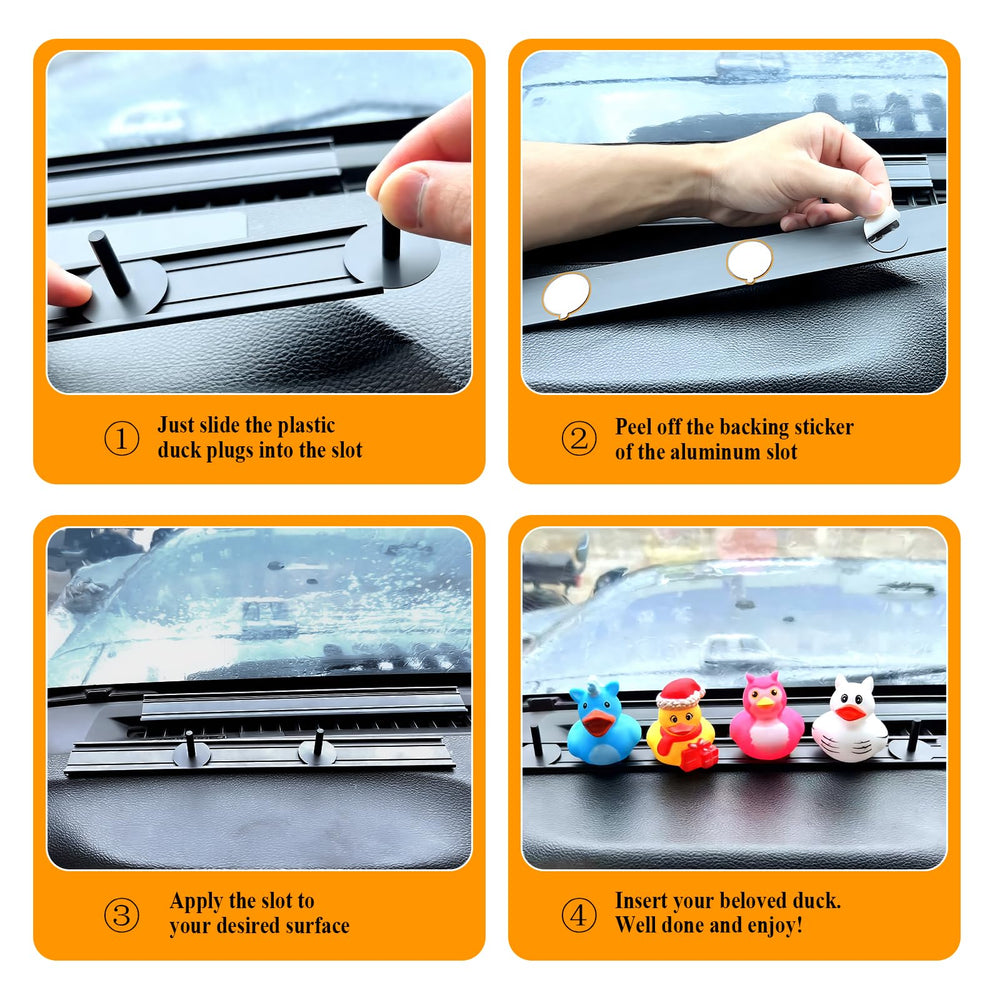 SWLOR lifestyle shot of holder in car interior displaying organized collectibles while driving