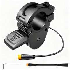 SWRXEarn thumb throttle front view showing lever and shape, durable control benefit