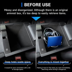 SXCY close-up of removable rubber insert preventing item movement