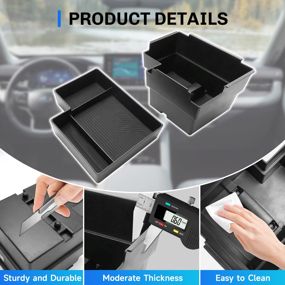 SXCY organized contents with phone keys and coins for quick retrieval