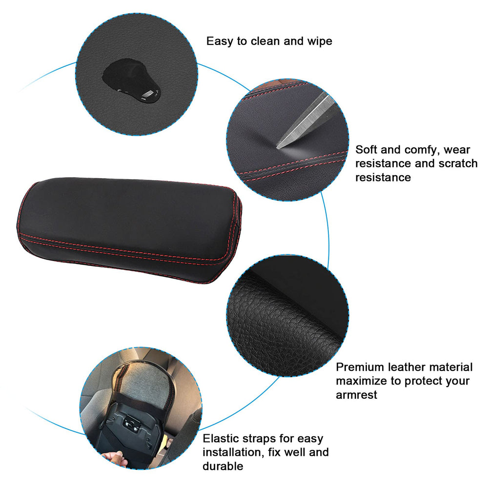 SXCY red stitching detail adding sporty contrast and refined interior look
