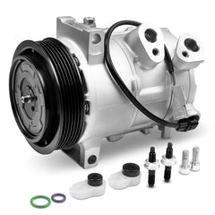 Sydasant compressor front view showing fitment and durable construction benefits