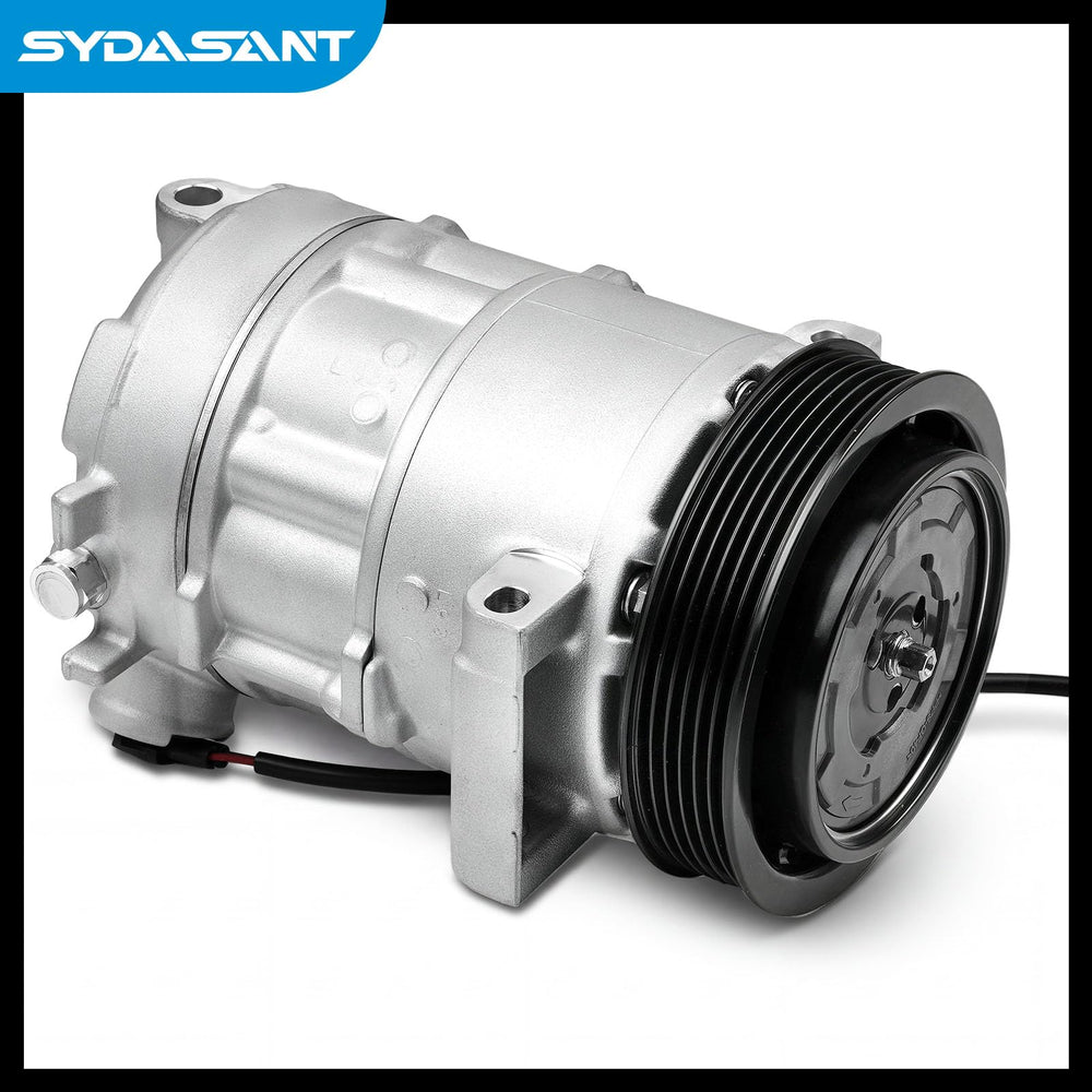 Sydasant compressor in workshop setting showing professional installation support