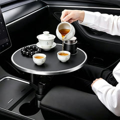 SYDSZ tray front view installed showing stable cup and tray benefit