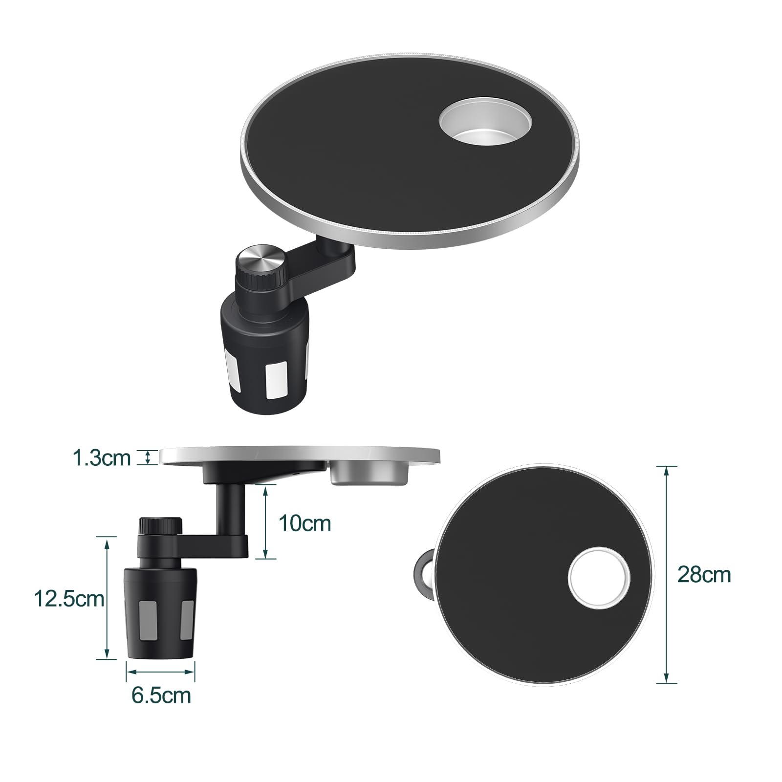 SYDSZ tray next to hand indicating compact size and portability benefit