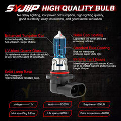 SYJIIP bulb installed in Silverado housing showing easy plug-and-play benefit