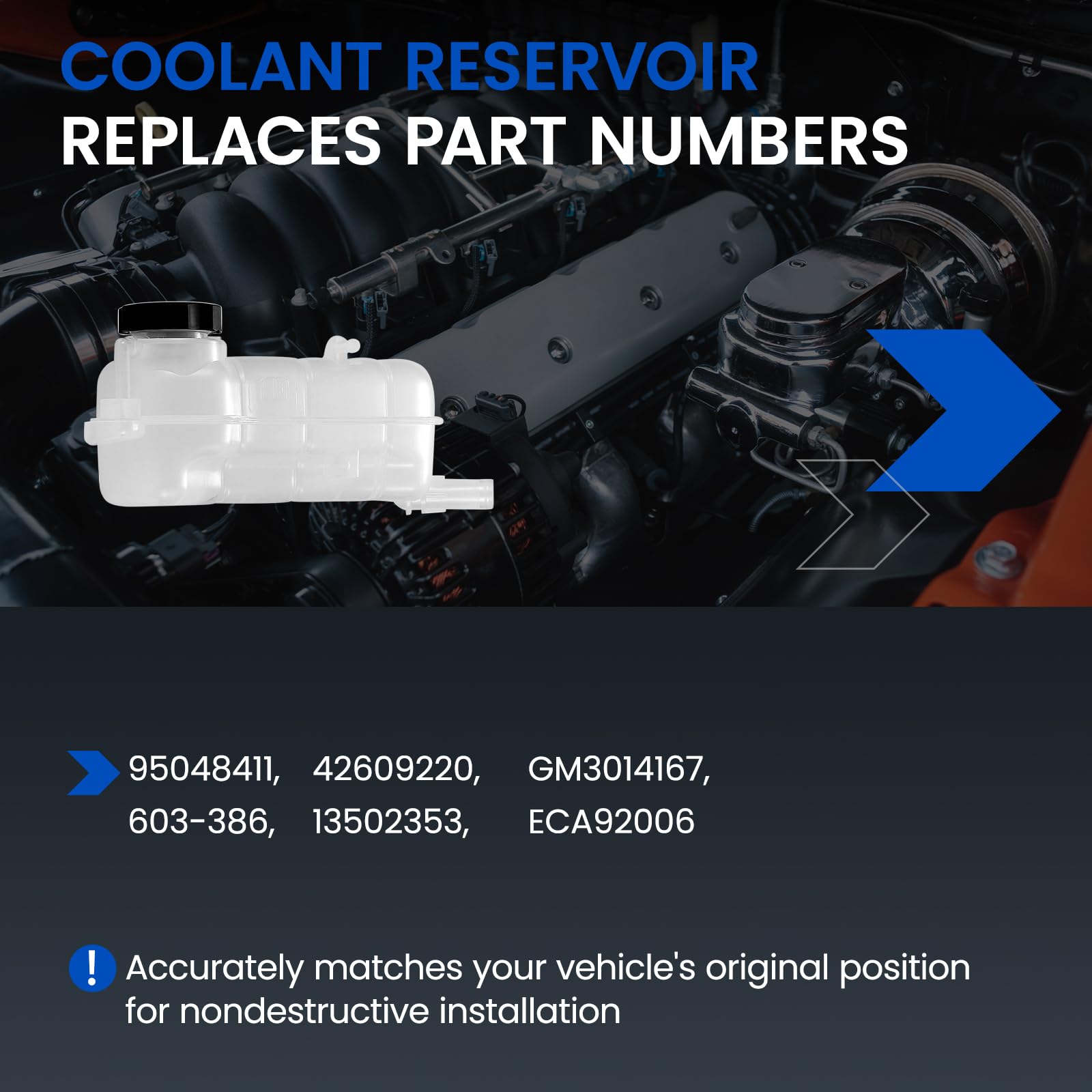 SYKRSS translucent side revealing coolant level for quick visual checks