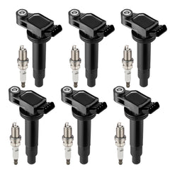 SYKRSS kit front view showing all six coils and six plugs for quick verification benefit