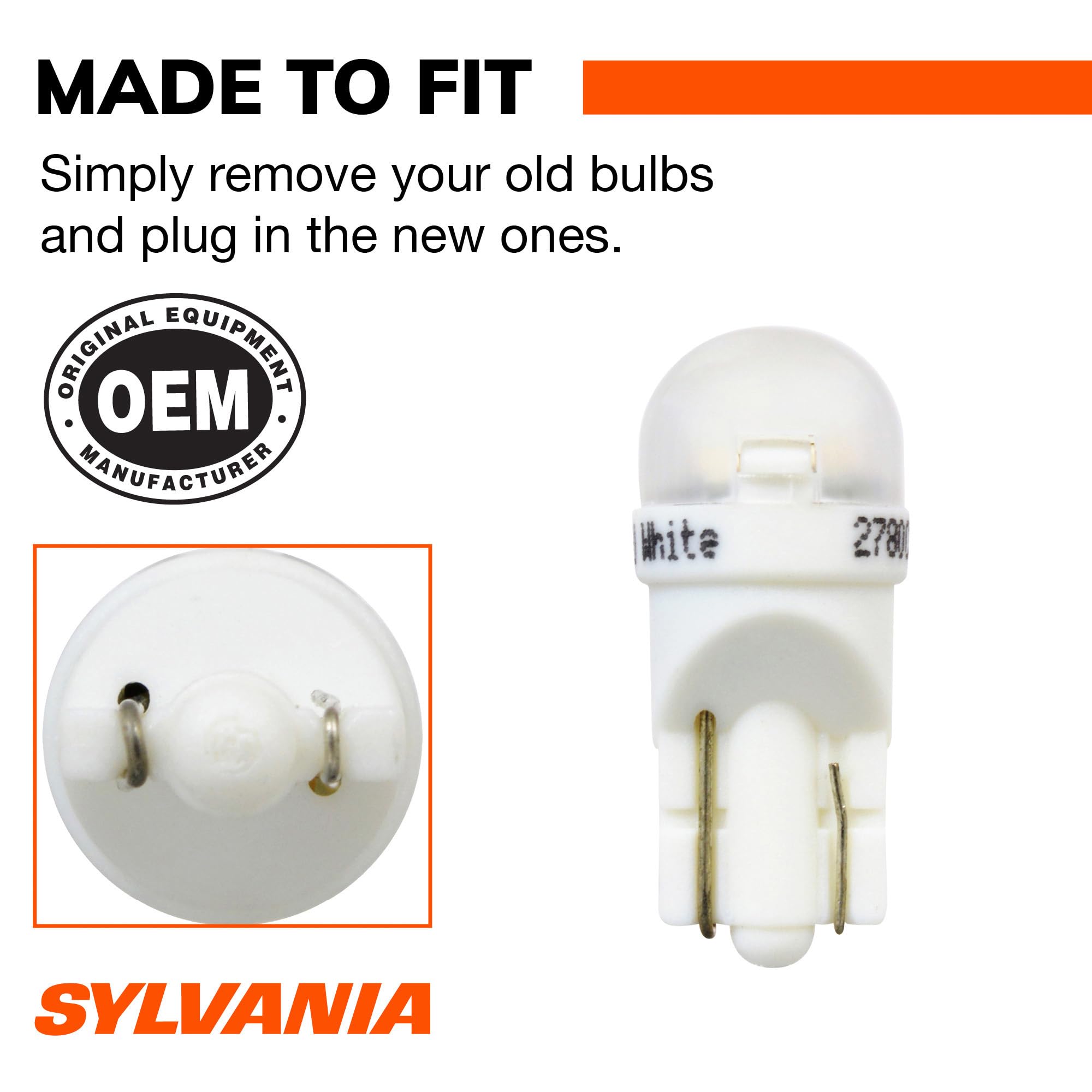 SYLVANIA LED used as dome light improving interior illumination
