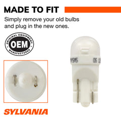 SYLVANIA illuminating license plate for improved nighttime identification