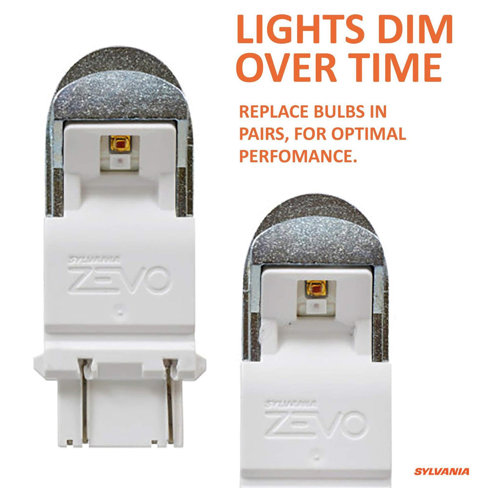 SYLVANIA close-up of ZEVO LED emitters highlighting crisp light output and clarity