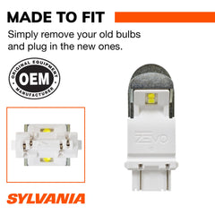 SYLVANIA 3157 ZEVO installed as DRL on vehicle demonstrating improved visibility