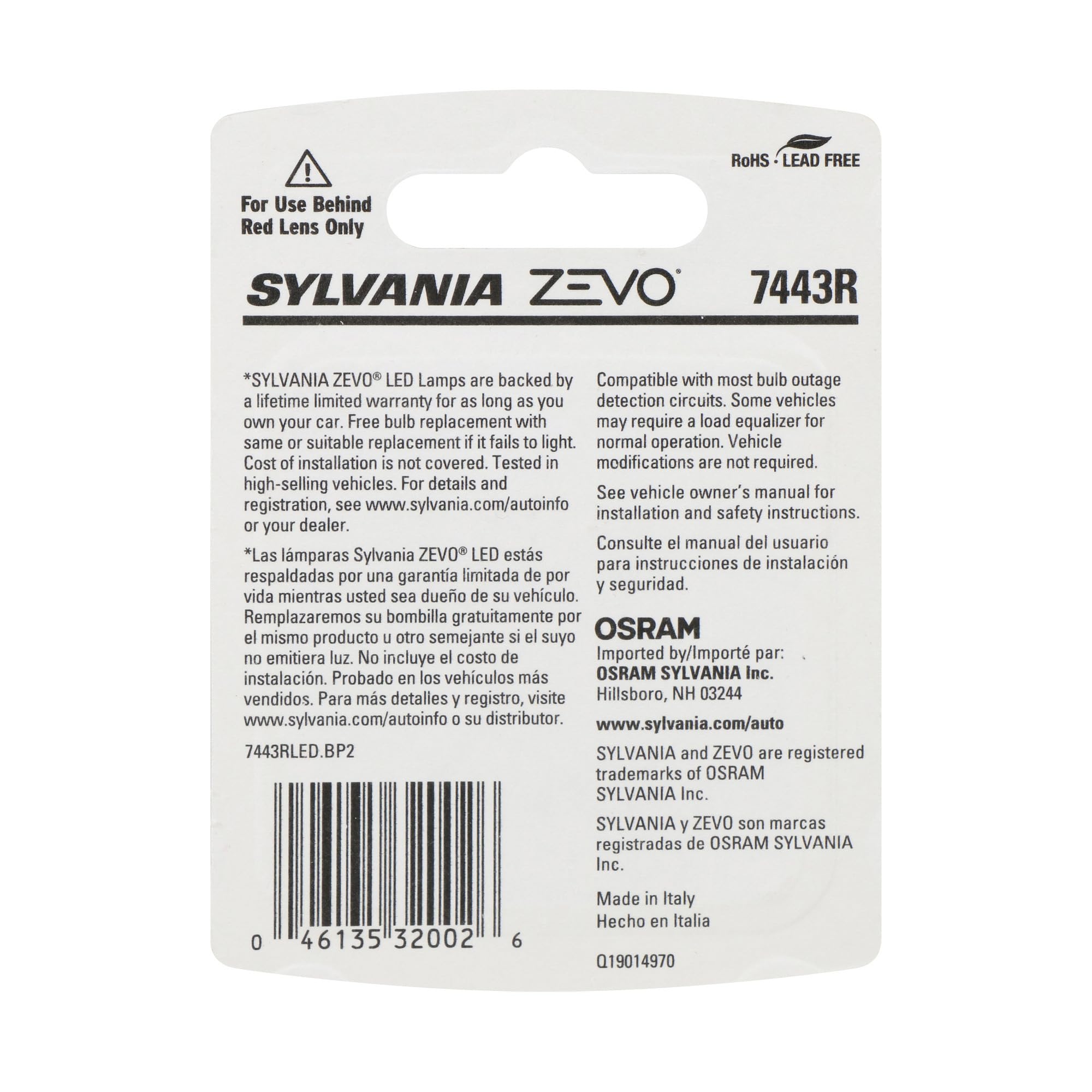 SYLVANIA close-up of ZEVO LED chips highlighting durable construction