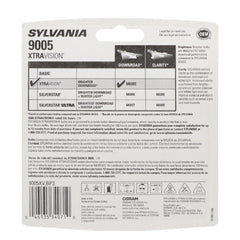 SYLVANIA 9005 XtraVision filament close-up highlighting durable design