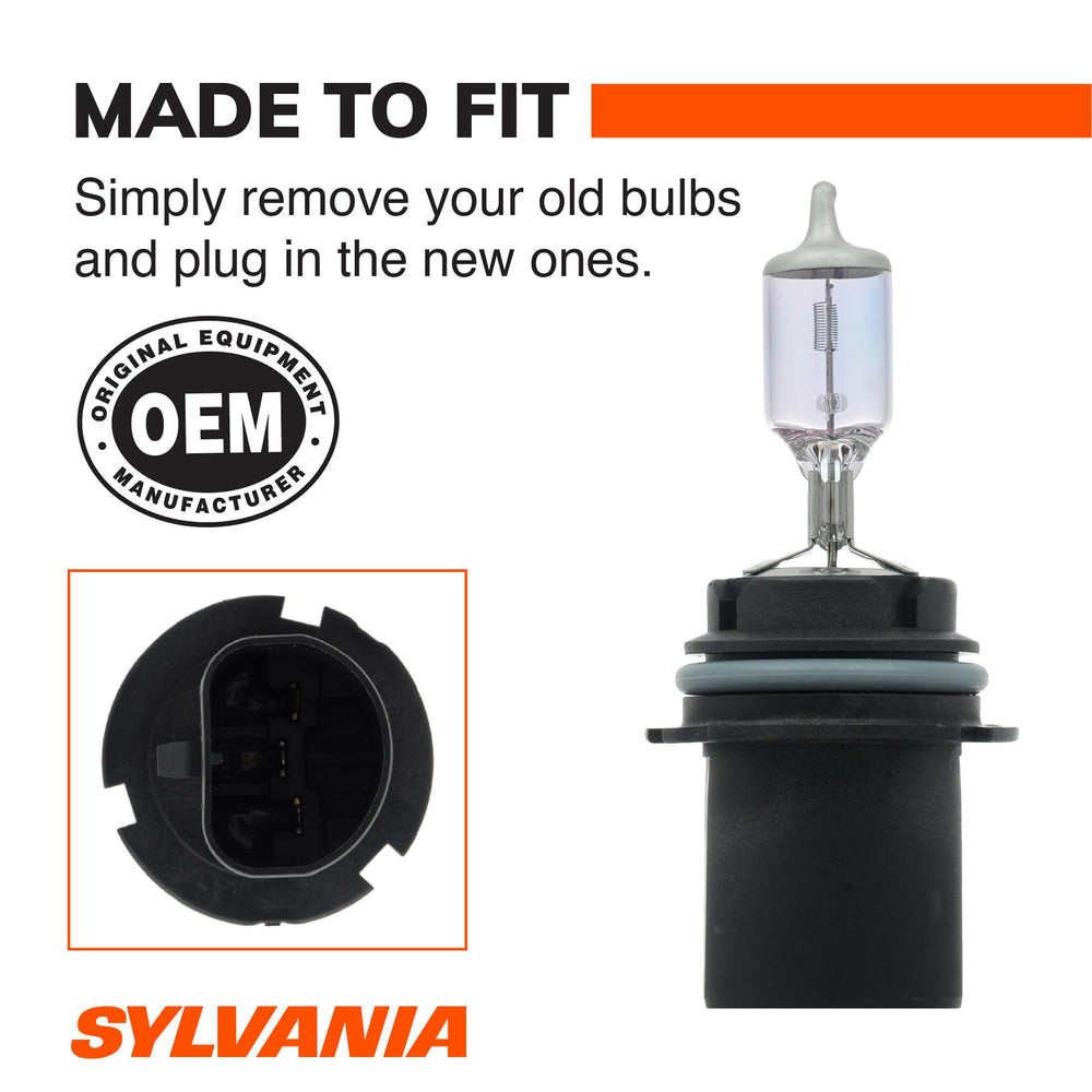 SYLVANIA 9007 SilverStar bulb installed in headlight for easy replacement