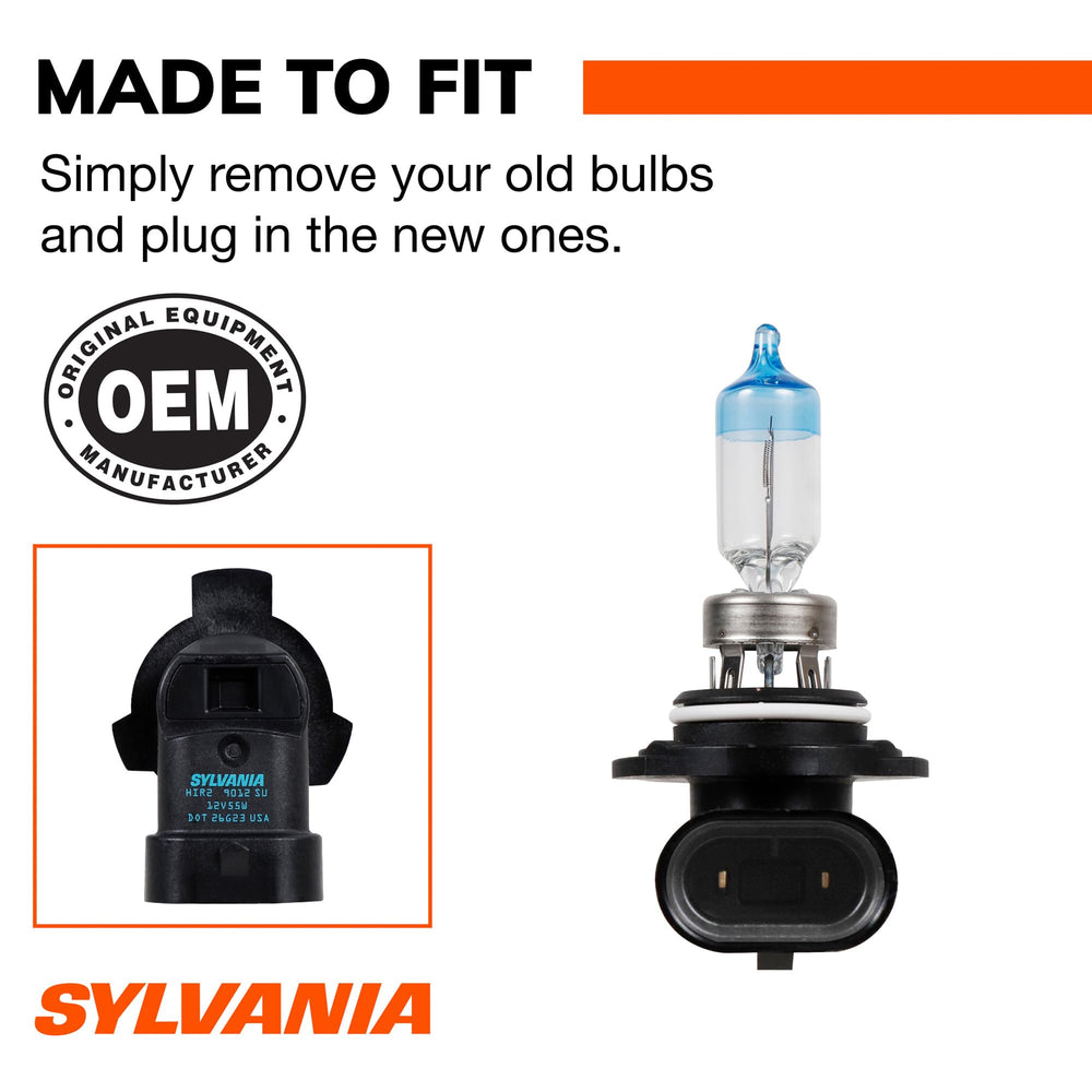 SYLVANIA 9012 close-up of filament and glass showing quality construction