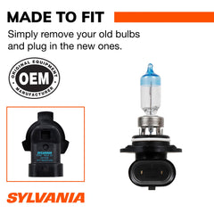 SYLVANIA 9012 close-up of filament and glass showing quality construction
