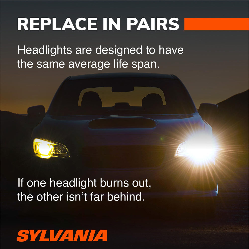 SYLVANIA 9012 SilverStar box label and specs close-up showing product details for informed buyers