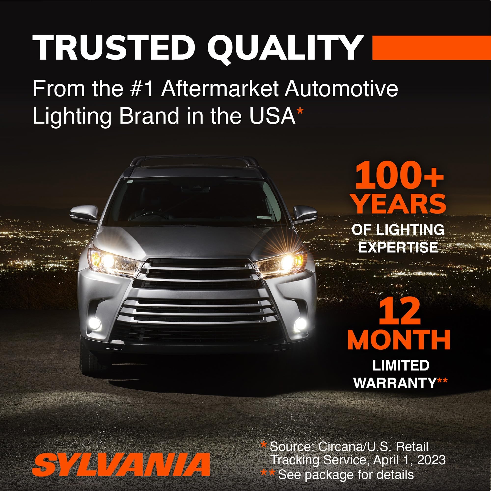 SYLVANIA H11 glass and seal detail showing quality materials and longevity