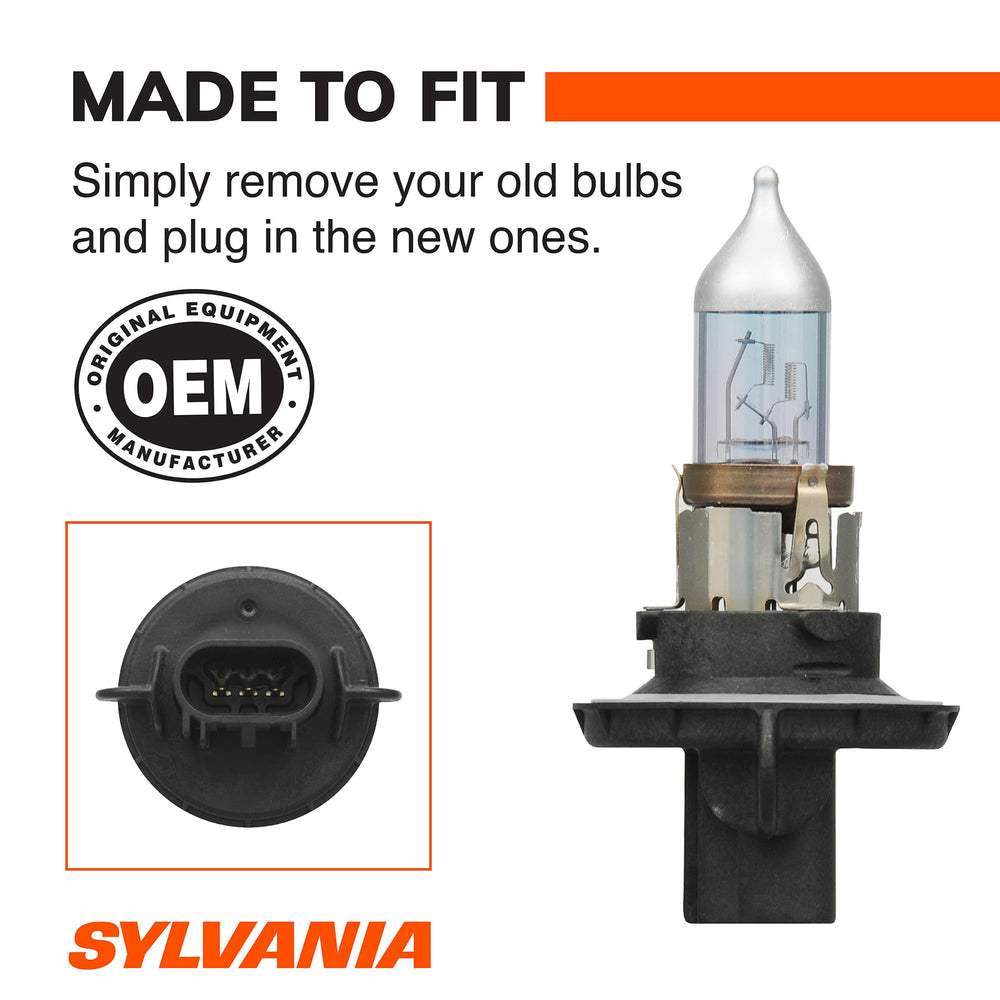SYLVANIA H13 installed in headlamp offering easier nighttime visibility