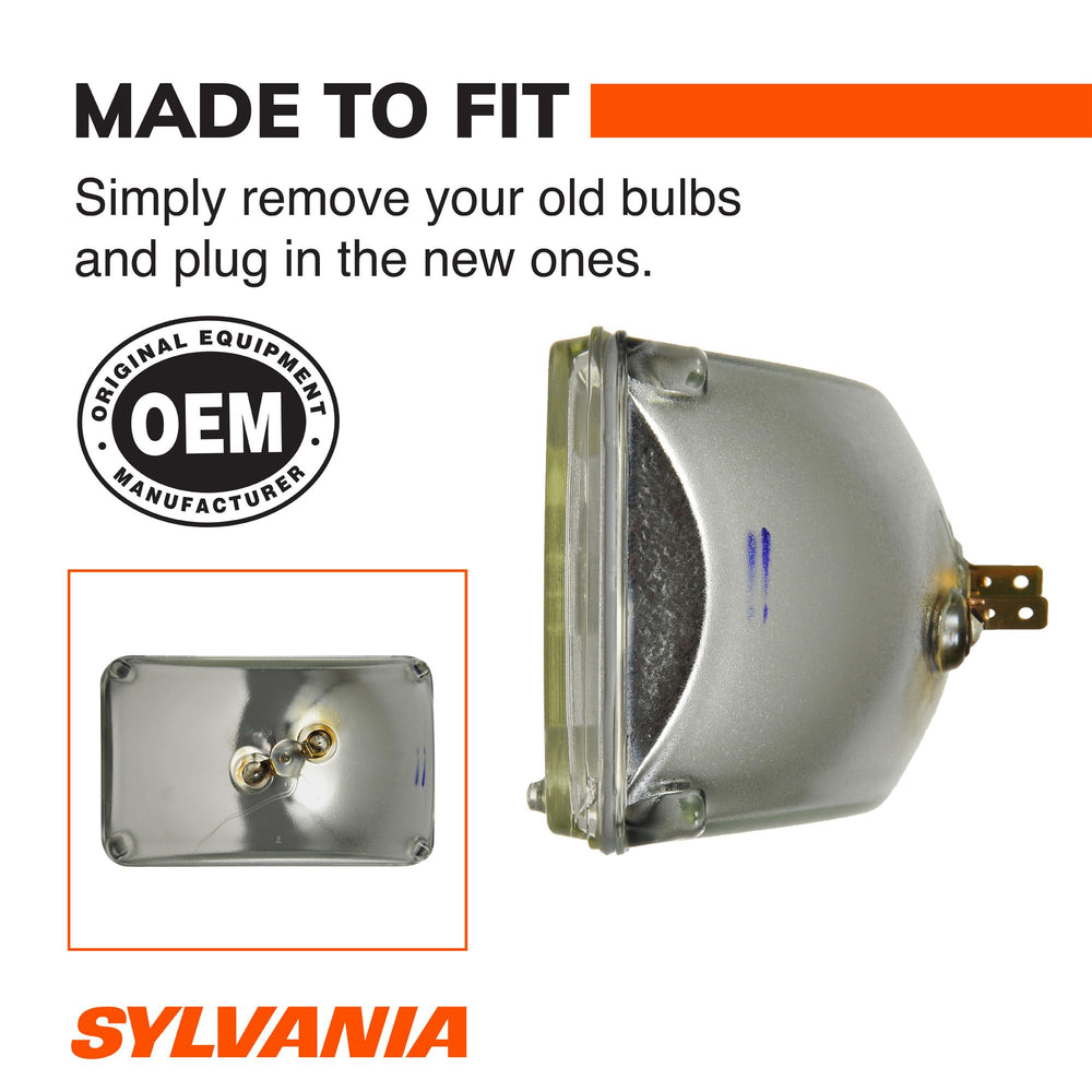 SYLVANIA H4651 installed on vehicle demonstrating brighter on-road light