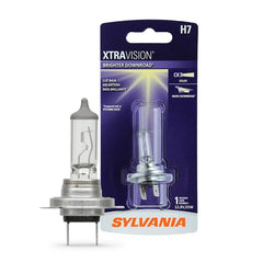 SYLVANIA H7 front packaging showing product and single‑bulb benefit